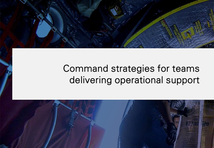 Command strategies for teams delivering operational support