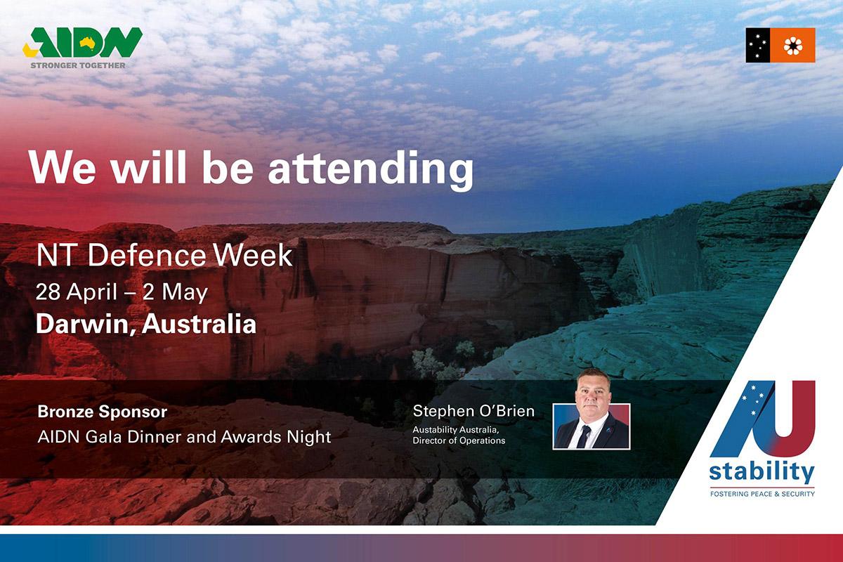 Austability at NT Defence Week (28th April to 2nd May)